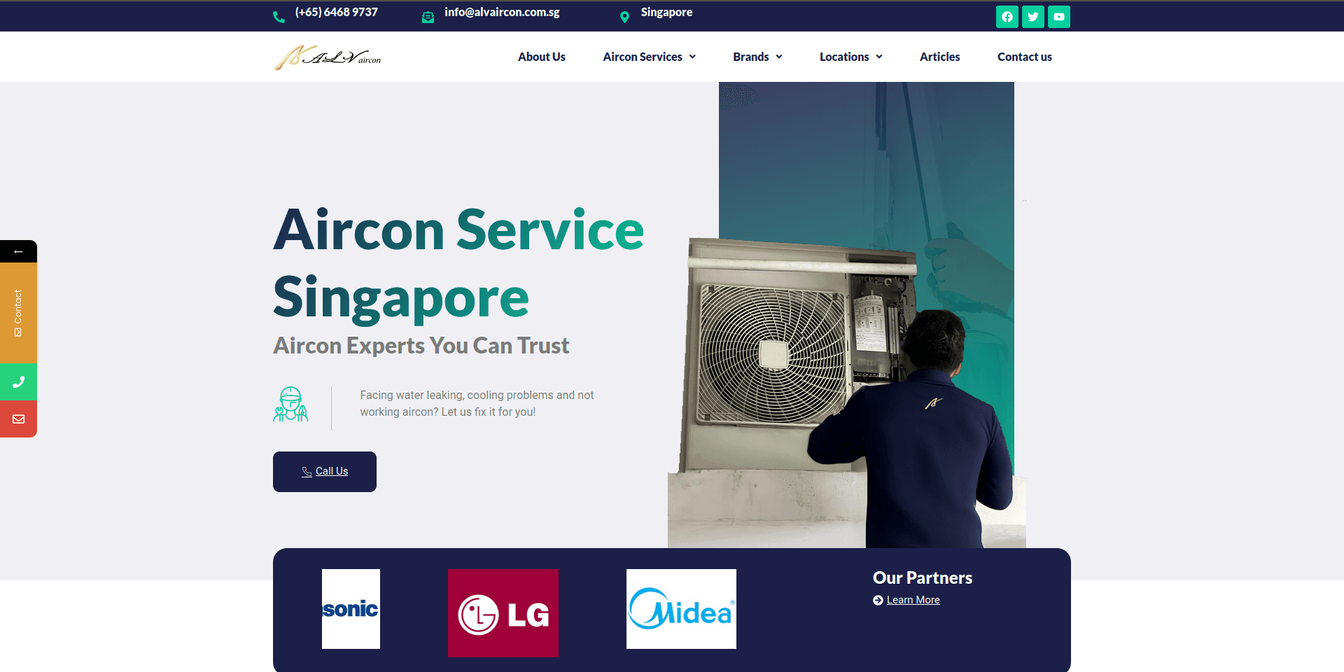 ALV Aircon — Singapore HVAC Service (Redesign)